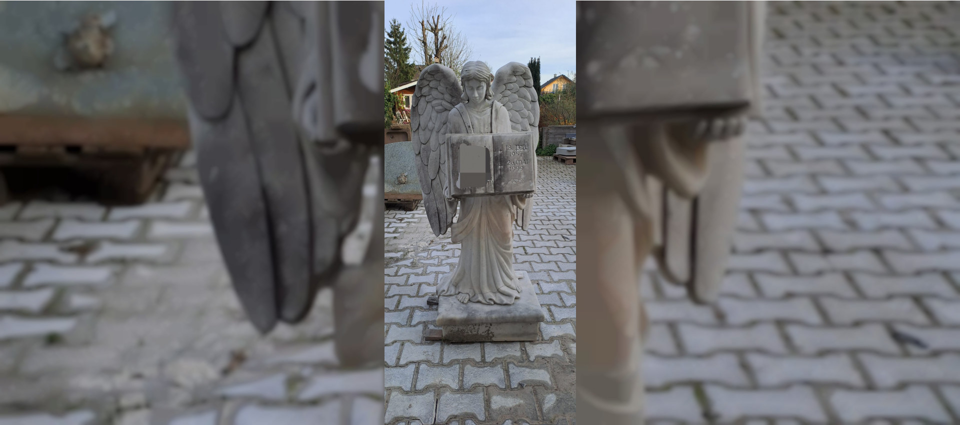 Engel aus Carrara Marmor verfügbar